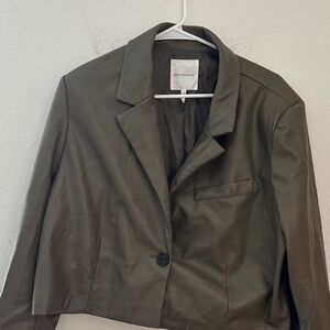 Avec les filles cropped jacket